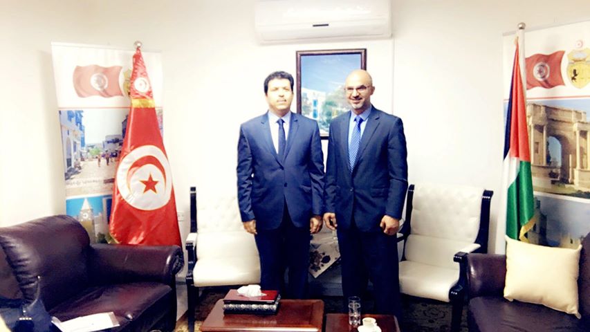 إجتماع مع سعادة السفير التونسي في فلسطين