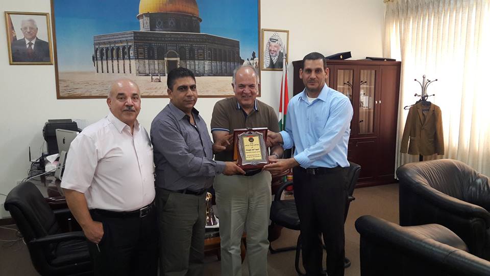 Al-Quds Open University Honoring Mr. Jamal Abu Toyor