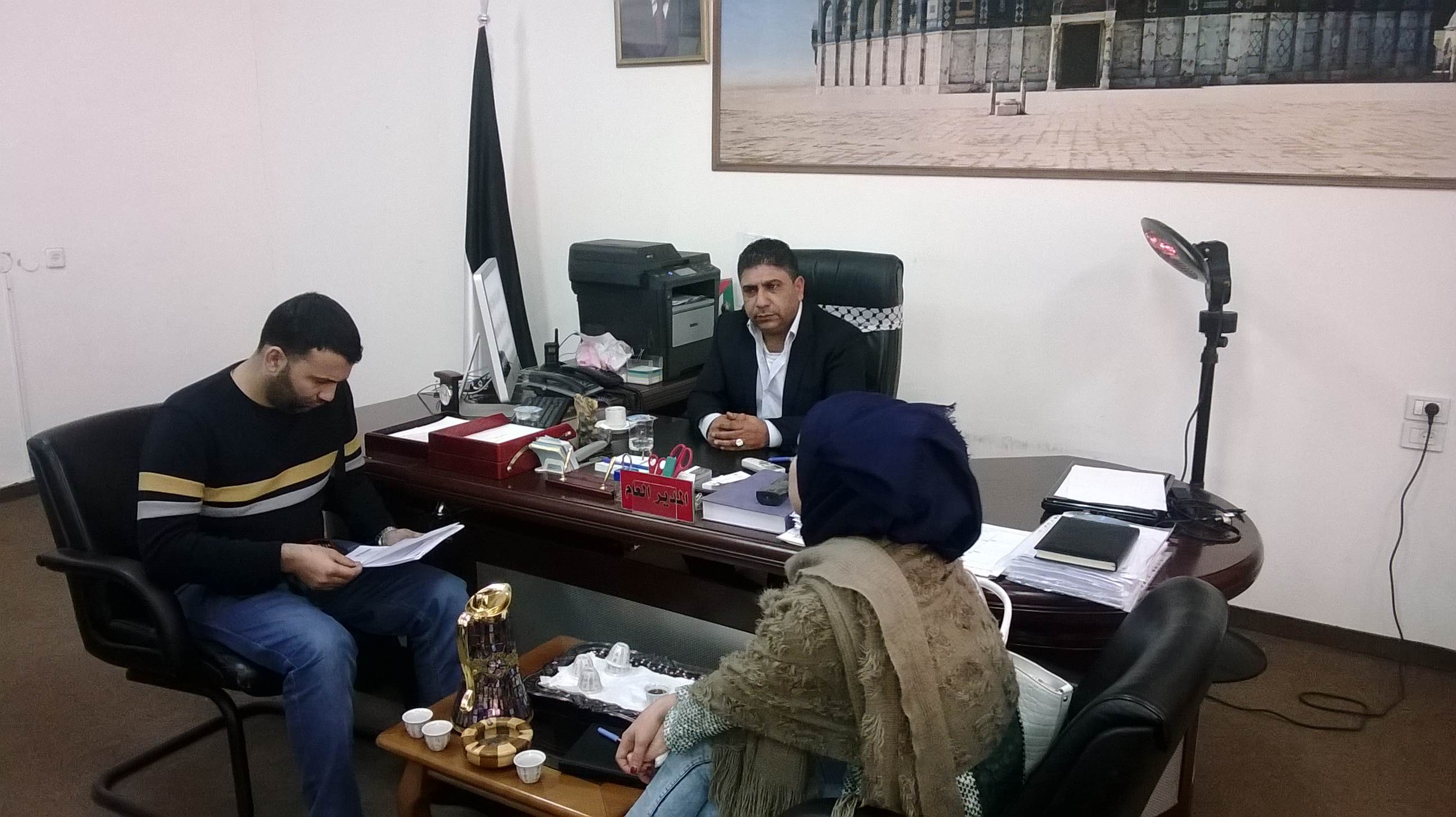 زيارة وفد من سلطة الطاقة للمؤسسة